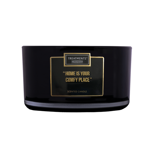 Sample Sale: Scented Candle XL - Met Quote - Home is your Comfy Place - 560 gram